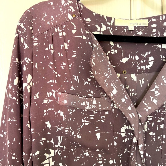 🔷Purple 3/4 sleeve dress🔷 - Picture 4 of 5